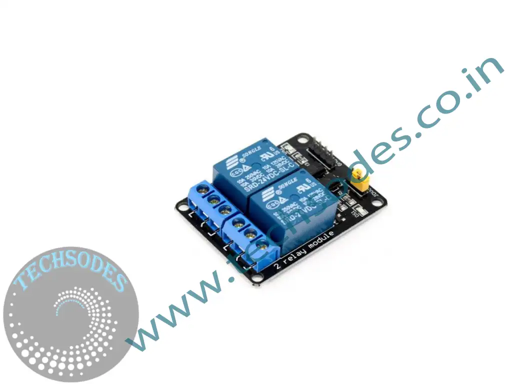 2 Channel 24V Relay Module With Optocoupler isolated – Engineerprojects