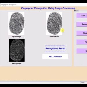 Fingerprint Recognition Using Image Processing Matlab